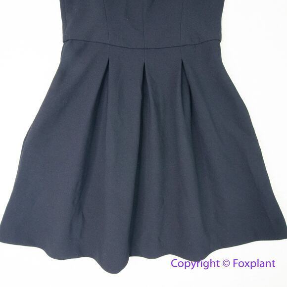 Betsey Johnson black Cutout Pockets Pleat Mini Dress Fit and Flare dress size 10 - Picture 5 of 16